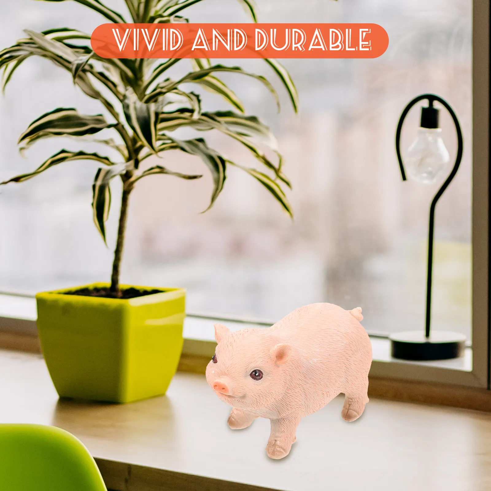 Realistic Small Lifelike Pig Desktop Decor Colorful Resin Simulation Ornament for Kids Party School Education Christmas Gift
Realistic Small Lifelike Pig Desktop Decor Colorful Resin Simulation Ornament for Kids Party School Education Christmas Gift
