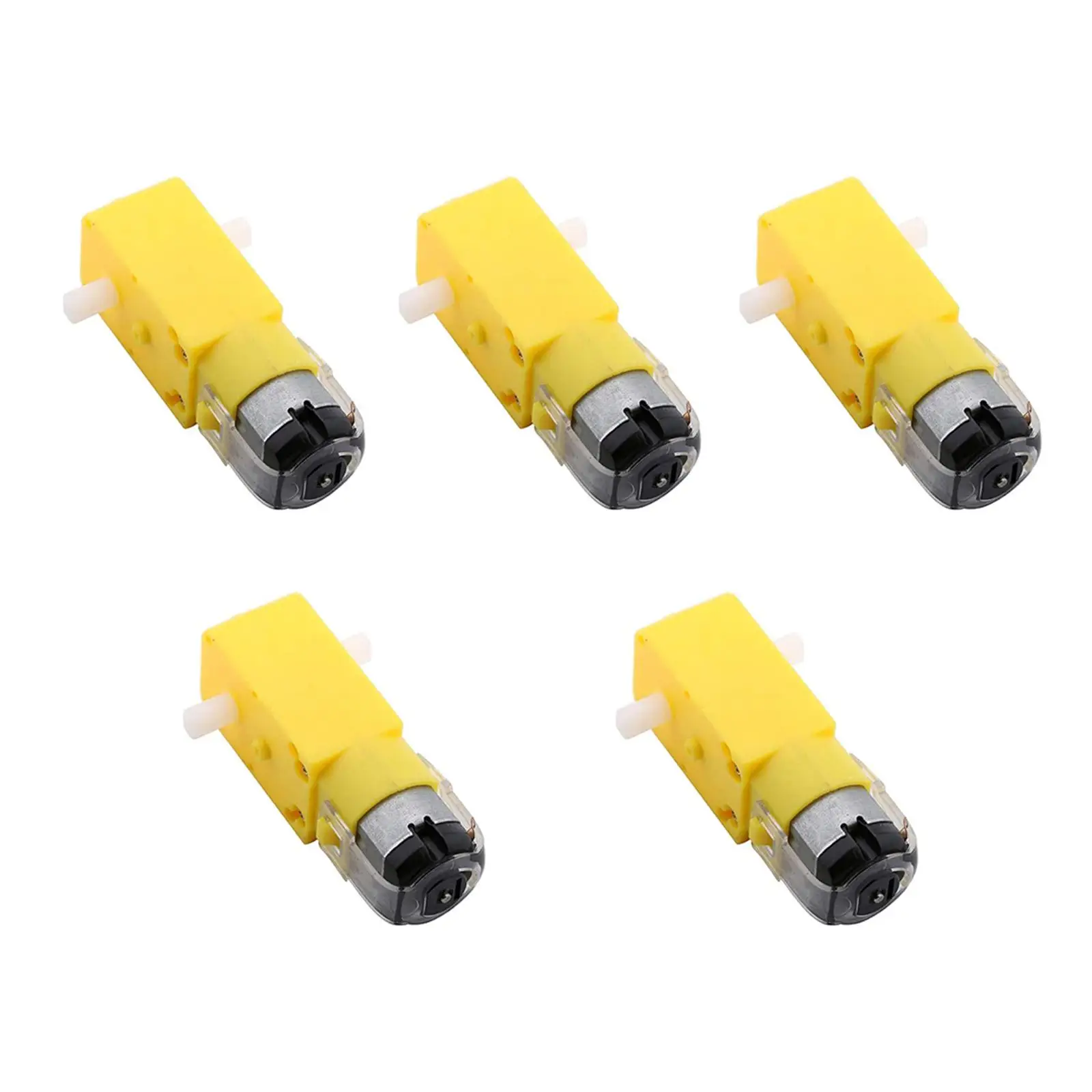 5pcs Gear Motor TT Motor 1:48 Dual Shaft Electric Pp Reduction for DIY Robot Car Stable Output Large Torque Electric Toys
5pcs Gear Motor TT Motor 1:48 Dual Shaft Electric Pp Reduction for DIY Robot Car Stable Output Large Torque Electric Toys