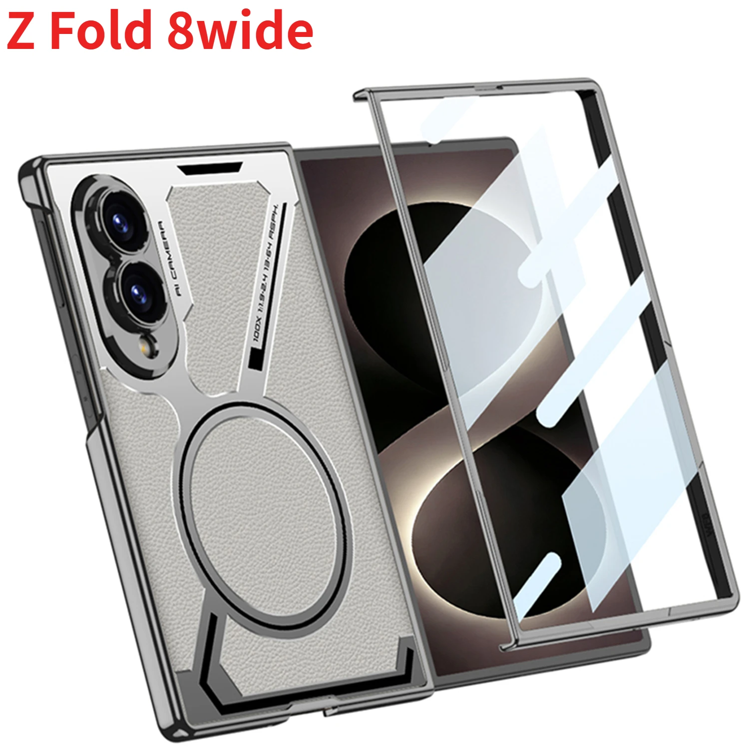 For Samsung Galaxy Z Fold 8wide Case Luxury plain leather MagSafe Shockproof Protective Back Cover Case For Samsung Z Fold 8 She
For Samsung Galaxy Z Fold 8wide Case Luxury plain leather MagSafe Shockproof Protective Back Cover Case For Samsung Z Fold 8 She