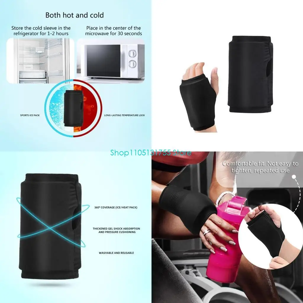 K0EF Обертывание со льдом на запястье Гелевой пакет для горячей и холодной терапии Унисекс Многоразовый пакет со льдом для рук
K0EF Обертывание со льдом на запястье Гелевой пакет для горячей и холодной терапии Унисекс Многоразовый пакет со льдом для рук