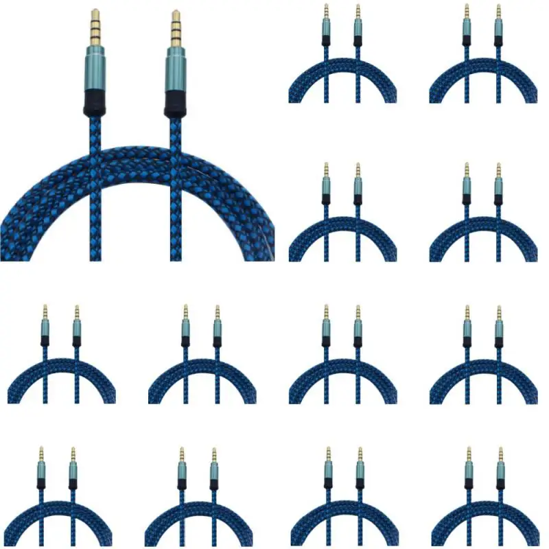 Jack 3.5mm Audio Cable Nylon Braid 3.5mm Car AUX Cable Headphone Extension Code for Phone MP3 Car Headset Speaker
Jack 3.5mm Audio Cable Nylon Braid 3.5mm Car AUX Cable Headphone Extension Code for Phone MP3 Car Headset Speaker
