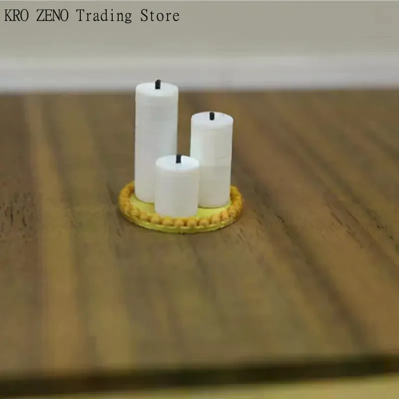 4Pcs Home Ornament 1:12 Dollhouse Mini White Candle Miniature Tray Set Playhouse Toys Christmas Scene Decoration✨
4Pcs Home Ornament 1:12 Dollhouse Mini White Candle Miniature Tray Set Playhouse Toys Christmas Scene Decoration✨