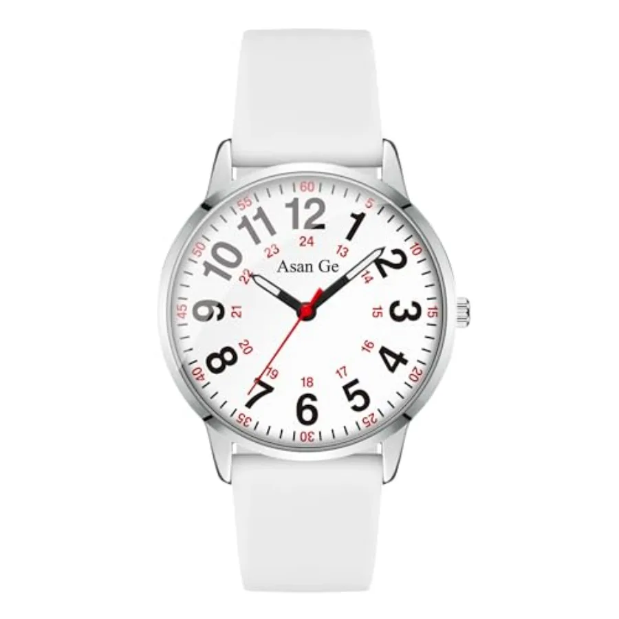 Watches for Women, Fashion 3ATM Waterproof Minimalist Lightweight Easy-to-Read Analog Silicone Watch Suitable for Daily Work, L
Watches for Women, Fashion 3ATM Waterproof Minimalist Lightweight Easy-to-Read Analog Silicone Watch Suitable for Daily Work, L