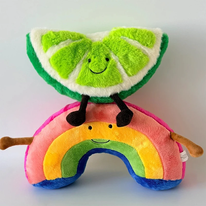 Мягкие плюшевые игрушки Amuseables Rainbow Lemon: милые мультяшные фрукты в форме радуги, декор для дома, подарок для детей и взрослых
Мягкие плюшевые игрушки Amuseables Rainbow Lemon: милые мультяшные фрукты в форме радуги, декор для дома, подарок для детей и взрослых