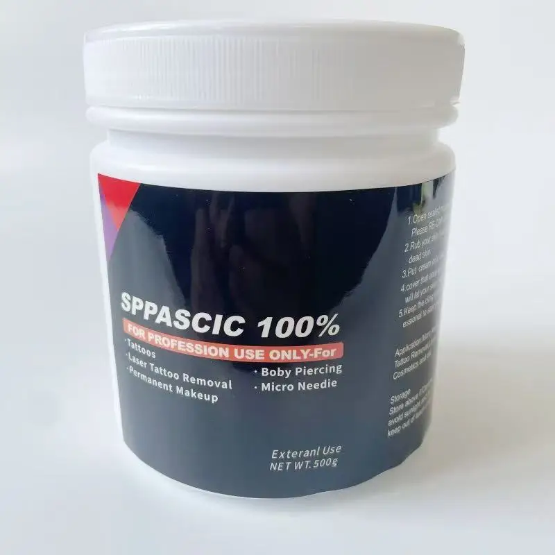 New 100% SPPASCIC Tattoo Cream for Permanent Makeup Body Face Beauty Microblading Piercing Auxiliary Cream 500g
New 100% SPPASCIC Tattoo Cream for Permanent Makeup Body Face Beauty Microblading Piercing Auxiliary Cream 500g