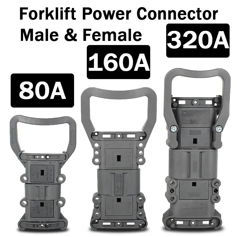 1/5/20Set REMA Type Connector 80A 160A 320A 150V Forklift Charging Connector Industrial Power Plug for Electric Vehicles
1/5/20Set REMA Type Connector 80A 160A 320A 150V Forklift Charging Connector Industrial Power Plug for Electric Vehicles