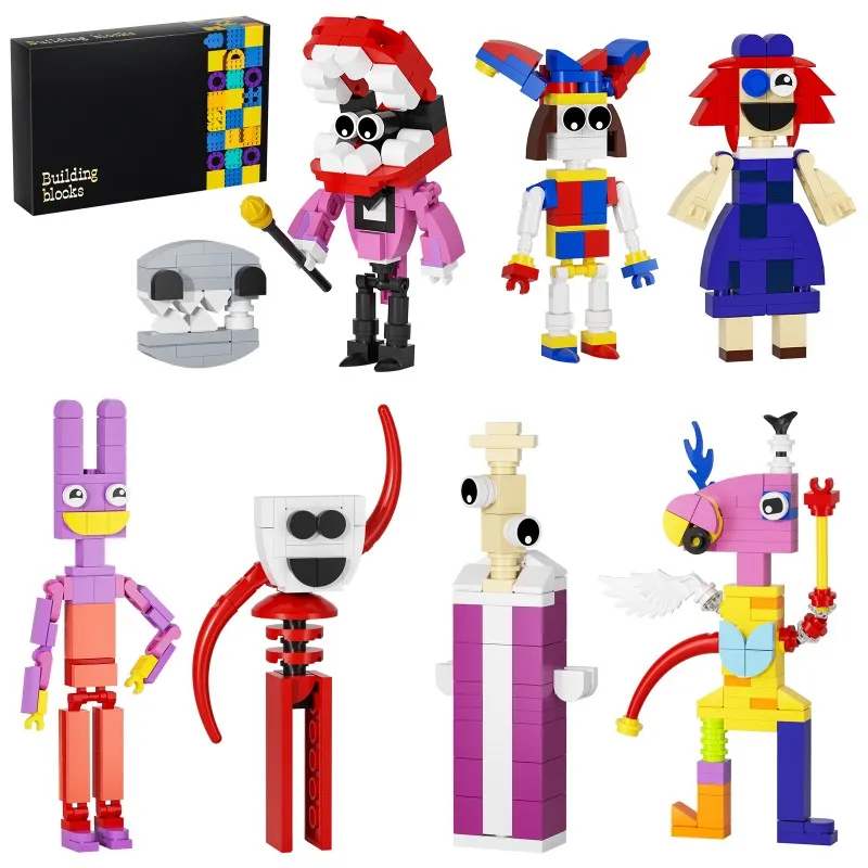 MOC Amazing Digital Circus Bricks Model Figure Clown Pomni Cartoon Digital Circus Building Blocks Toy For Kids Halloween Gift
MOC Amazing Digital Circus Bricks Model Figure Clown Pomni Cartoon Digital Circus Building Blocks Toy For Kids Halloween Gift