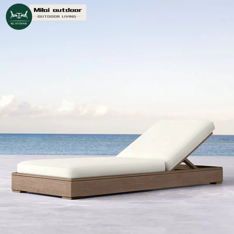 Factory Hot Selling Outdoor Garden Wooden Deck Chair Sunbathing Villa Hotel Teak Sun Lounger Sofa Terrace Pool Deck Bed
Factory Hot Selling Outdoor Garden Wooden Deck Chair Sunbathing Villa Hotel Teak Sun Lounger Sofa Terrace Pool Deck Bed