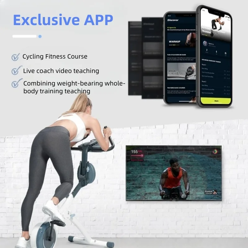 Вращающийся велосипед, домашний бесшумный велотренажер с магнитным управлением, крытый педальный велосипед, оборудование для упражнений и похудения, бодибилдинг
Вращающийся велосипед, домашний бесшумный велотренажер с магнитным управлением, крытый педальный велосипед, оборудование для упражнений и похудения, бодибилдинг