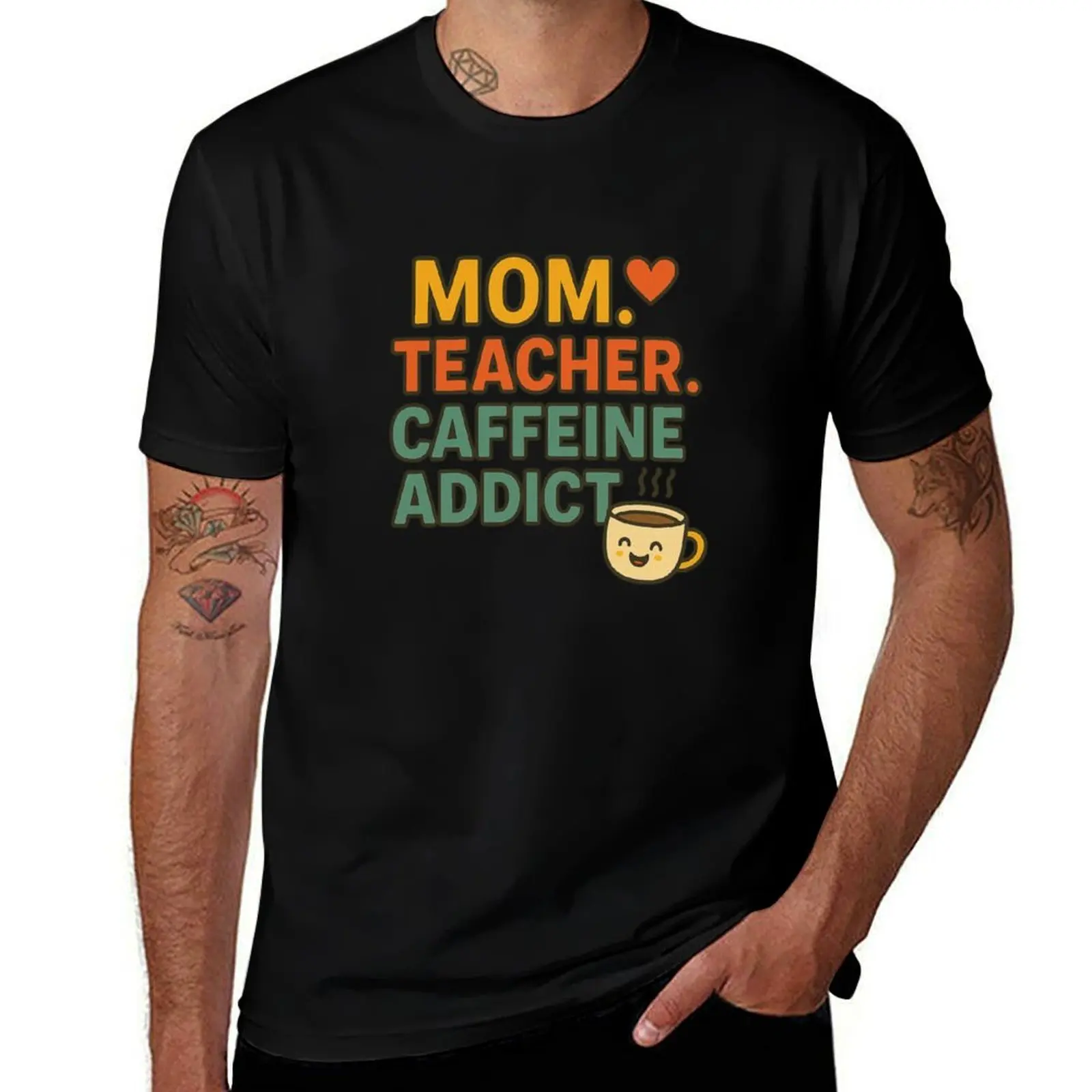 Mom. Teacher. Caffeine Addict. – Colorful Retro Mom Life Shirt T-Shirt Blouse graphics funny costumes men graphic t shirts
Mom. Teacher. Caffeine Addict. – Colorful Retro Mom Life Shirt T-Shirt Blouse graphics funny costumes men graphic t shirts