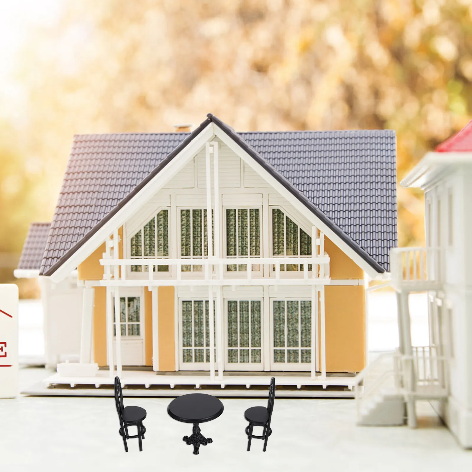 3Pcs 1:12 Scale Miniature Table and Chairs Set for Fairy Garden DIY Decor Miniature Ornament Home Dollhouse Accessory
3Pcs 1:12 Scale Miniature Table and Chairs Set for Fairy Garden DIY Decor Miniature Ornament Home Dollhouse Accessory