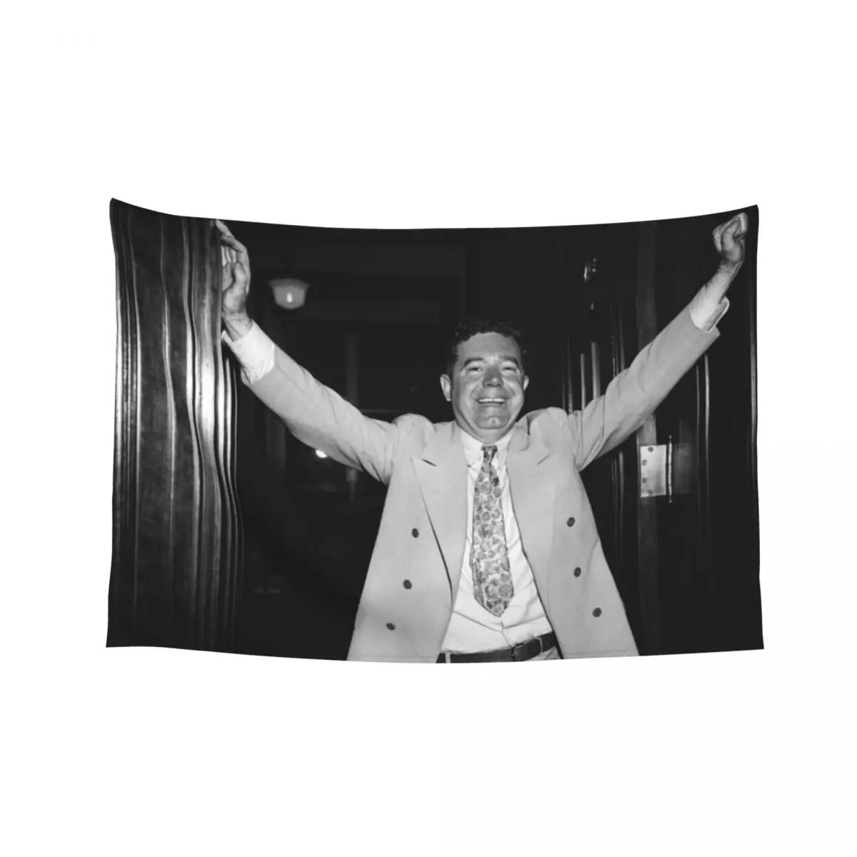 Huey Long Resting After Filibuster - 1935 Tapestry Mushroom Wall Carpet Home Decor Accessories Decoration Wall Tapestry 
Huey Long Resting After Filibuster - 1935 Tapestry Mushroom Wall Carpet Home Decor Accessories Decoration Wall Tapestry