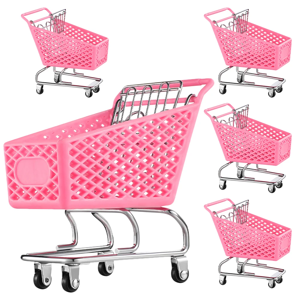 4pcs Pink Small Shopping Cart Folding Miniature Plastic Trolley for Business Card Holder Bedroom Office Decor Gift
4pcs Pink Small Shopping Cart Folding Miniature Plastic Trolley for Business Card Holder Bedroom Office Decor Gift