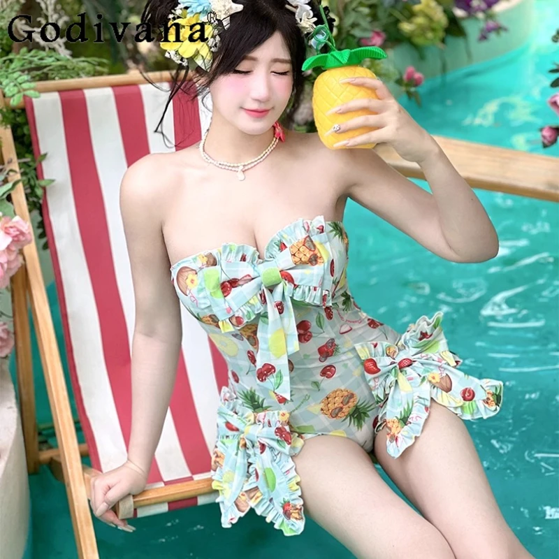 Summer New Beach Swimsuit Girls Sweet Kawaii One-Piece Swimwear Japanese Style Lo Two-Piece Bathing Suit Women Sexy Bikini
Summer New Beach Swimsuit Girls Sweet Kawaii One-Piece Swimwear Japanese Style Lo Two-Piece Bathing Suit Women Sexy Bikini