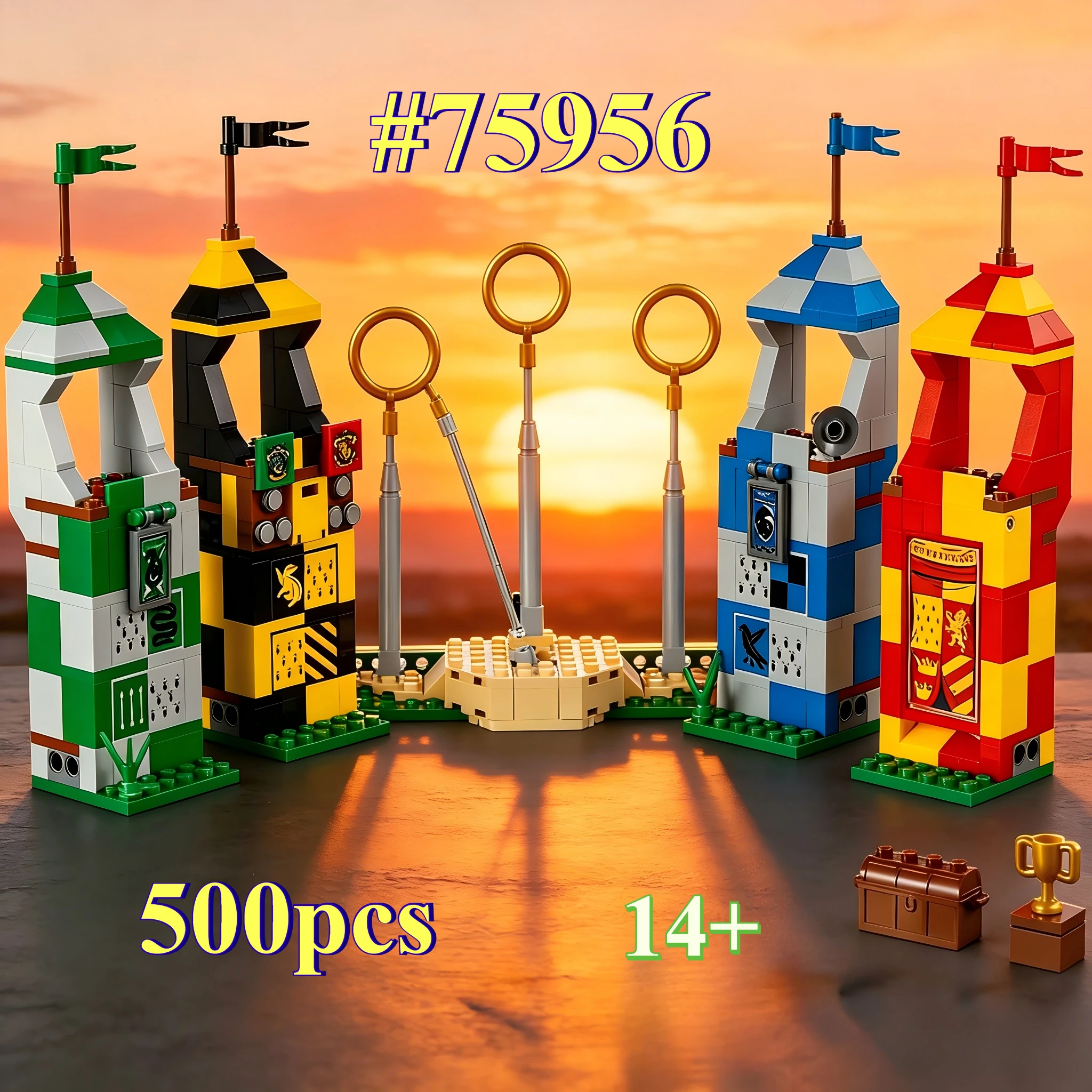 Ball Game Watching Platform Model75956 Building Blocks Sets Suitable for Birthday Gifts Compatible with Legoed Particles ,500pcs
Ball Game Watching Platform Model75956 Building Blocks Sets Suitable for Birthday Gifts Compatible with Legoed Particles ,500pcs