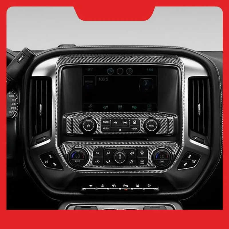 Carbon Fiber For Chevy Silverado GMC Sirrra 1500 2014-2018 LHD Center Console AC Panel Cover Trim Interior Accessories
Carbon Fiber For Chevy Silverado GMC Sirrra 1500 2014-2018 LHD Center Console AC Panel Cover Trim Interior Accessories