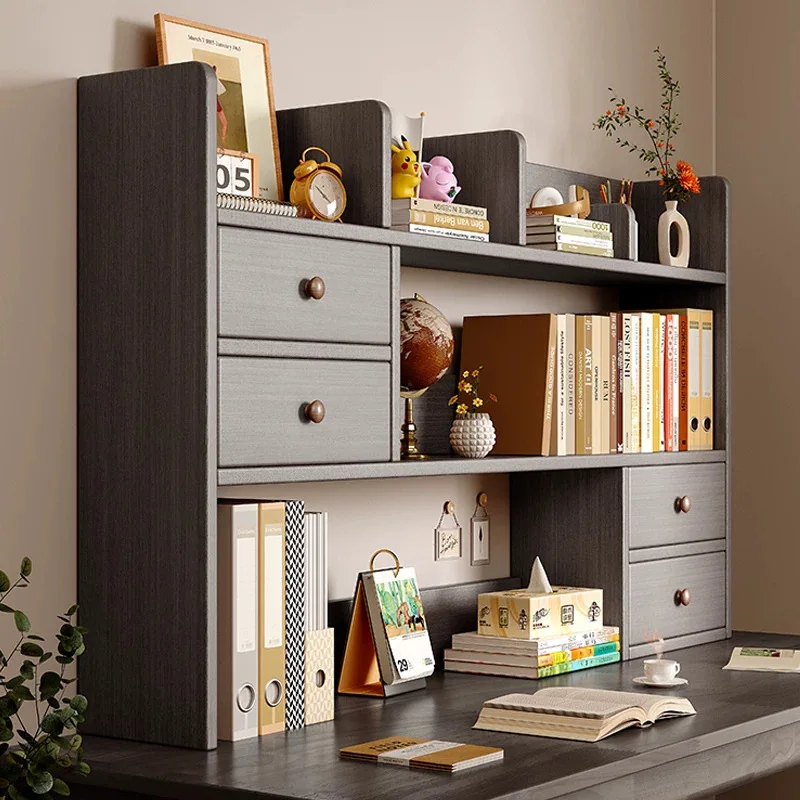 Solid Wood Desktop Organizer with Drawer Zero Lacquer Vertical Bookshelf for Desk Study Office Space Saving Storage Rack
Solid Wood Desktop Organizer with Drawer Zero Lacquer Vertical Bookshelf for Desk Study Office Space Saving Storage Rack