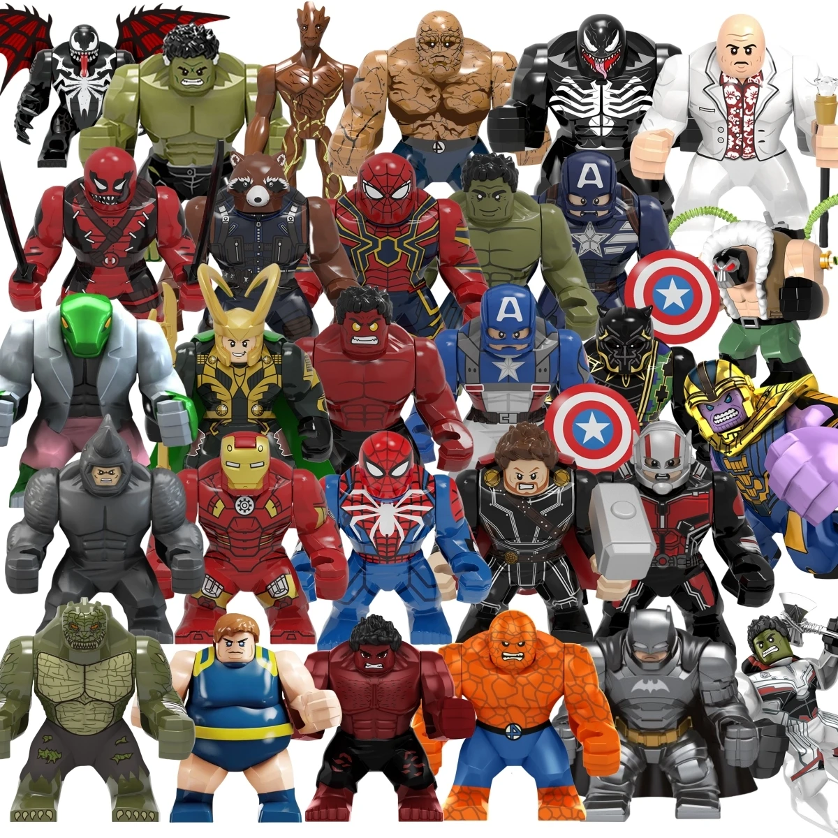 Blind Box Mini Building Blocks PG8118 Figures Big Goblin Spiderman Iron Man Venom Captain Hawk Deadpool Armor Christmas Gift Toy
Blind Box Mini Building Blocks PG8118 Figures Big Goblin Spiderman Iron Man Venom Captain Hawk Deadpool Armor Christmas Gift Toy