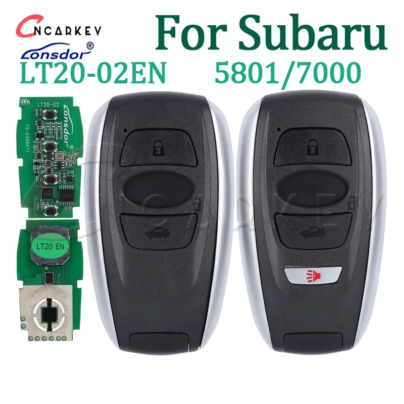 Дистанционный смарт ключ-брелок Lonsdor LT20-02EN 5801 7000 для Subaru STI WRX Legacy Outback Forester Ascent Crosstrek Impreza K518 KH100 +
Дистанционный смарт ключ-брелок Lonsdor LT20-02EN 5801 7000 для Subaru STI WRX Legacy Outback Forester Ascent Crosstrek Impreza K518 KH100 +