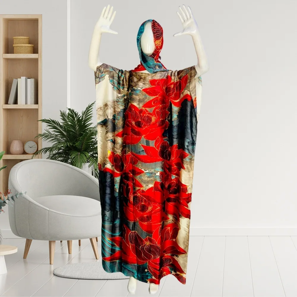 Abaya Muslim Women's Plus Size New Letter Robe Commuting Dress With Headscarf
Abaya Muslim Women's Plus Size New Letter Robe Commuting Dress With Headscarf