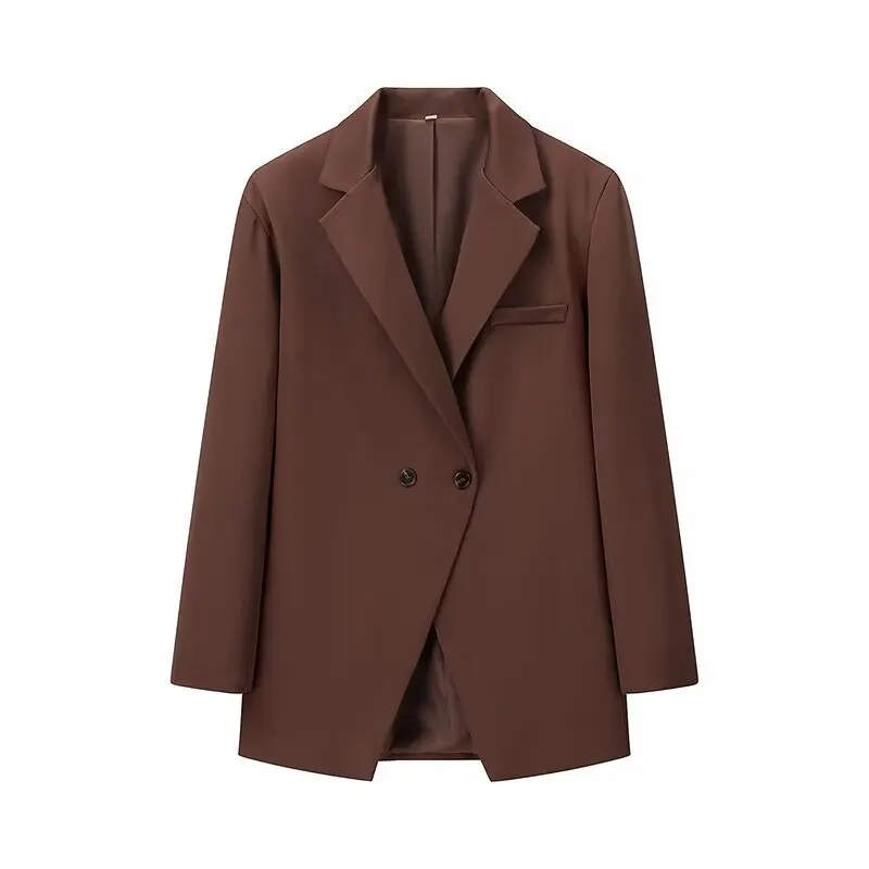 ZBZA Spring New Women's Faion Design Pure Color Suit Jaet Commute Sle Polyester Fiber Long Sve Double Button
ZBZA Spring New Women's Faion Design Pure Color Suit Jaet Commute Sle Polyester Fiber Long Sve Double Button
