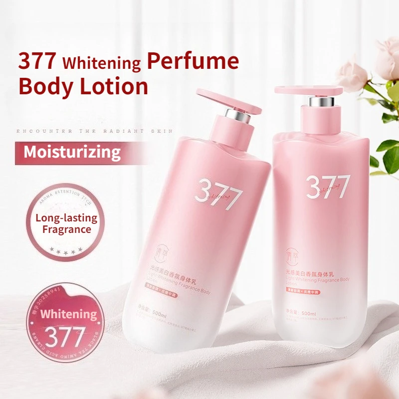 377 Brightening Perfume Body Lotion Daily Moisturizing 500ml Visibly Evens Skin Tone Hydration,Nourishes Dry Skin
377 Brightening Perfume Body Lotion Daily Moisturizing 500ml Visibly Evens Skin Tone Hydration,Nourishes Dry Skin