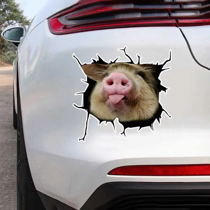 Naughty Pig Car Sticker Waterproof Vinyl Decal on Bumper Rear Window Laptop Self-adhesive Decal For Car Accessories Y825
Naughty Pig Car Sticker Waterproof Vinyl Decal on Bumper Rear Window Laptop Self-adhesive Decal For Car Accessories Y825