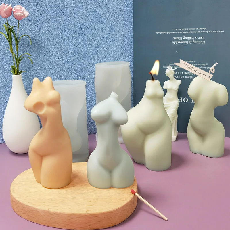 New Large Human Body Candle Mould Female Silicone Mold DIY Ice Cube Plaster Soap Molds Candle Making Kit Home Decoration Gifts
New Large Human Body Candle Mould Female Silicone Mold DIY Ice Cube Plaster Soap Molds Candle Making Kit Home Decoration Gifts