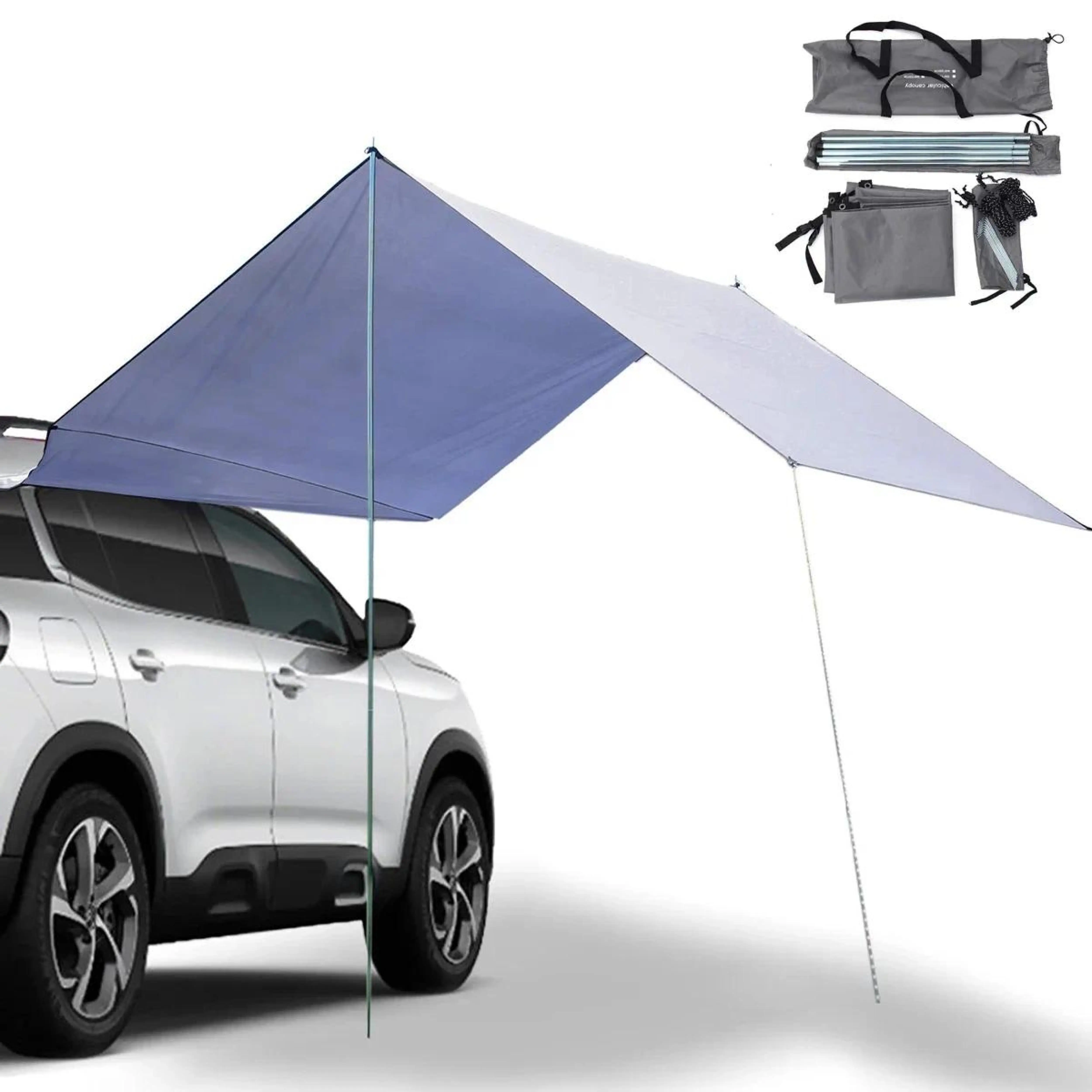 UV Protection Carport Waterproof Roof Awning Portable Camping Tent Outdoor Camping SUV Car Side Tent
UV Protection Carport Waterproof Roof Awning Portable Camping Tent Outdoor Camping SUV Car Side Tent