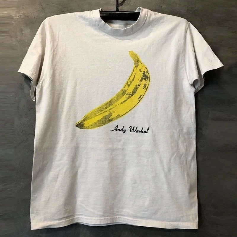 Underground Velvet Band Big Banana Rock Casual Sports Short Sleeve Vintage Men's and Women's Trend Loose Hip Hop Tee Shirt
Underground Velvet Band Big Banana Rock Casual Sports Short Sleeve Vintage Men's and Women's Trend Loose Hip Hop Tee Shirt