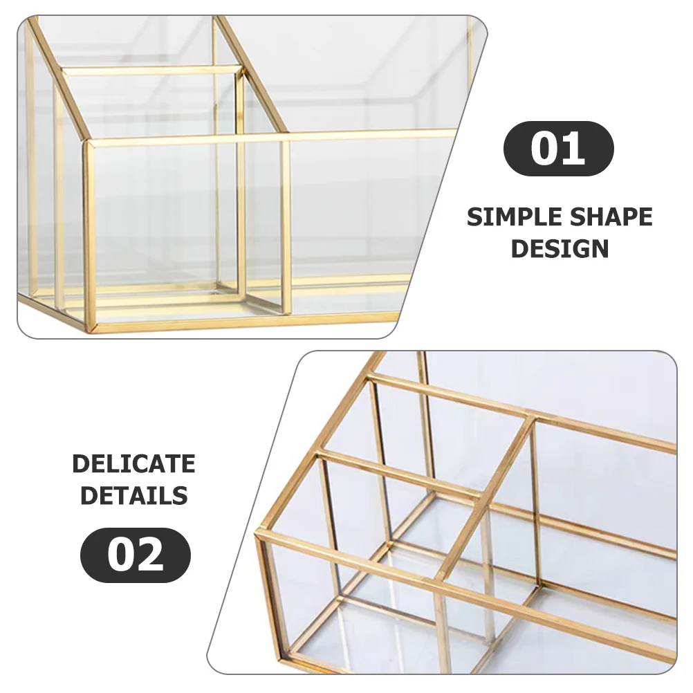 Makeup Organizer Glass Display Case Large Capacity Transparent Lipstick Brush Holder Skincare Storage Vanity Organizer
Makeup Organizer Glass Display Case Large Capacity Transparent Lipstick Brush Holder Skincare Storage Vanity Organizer