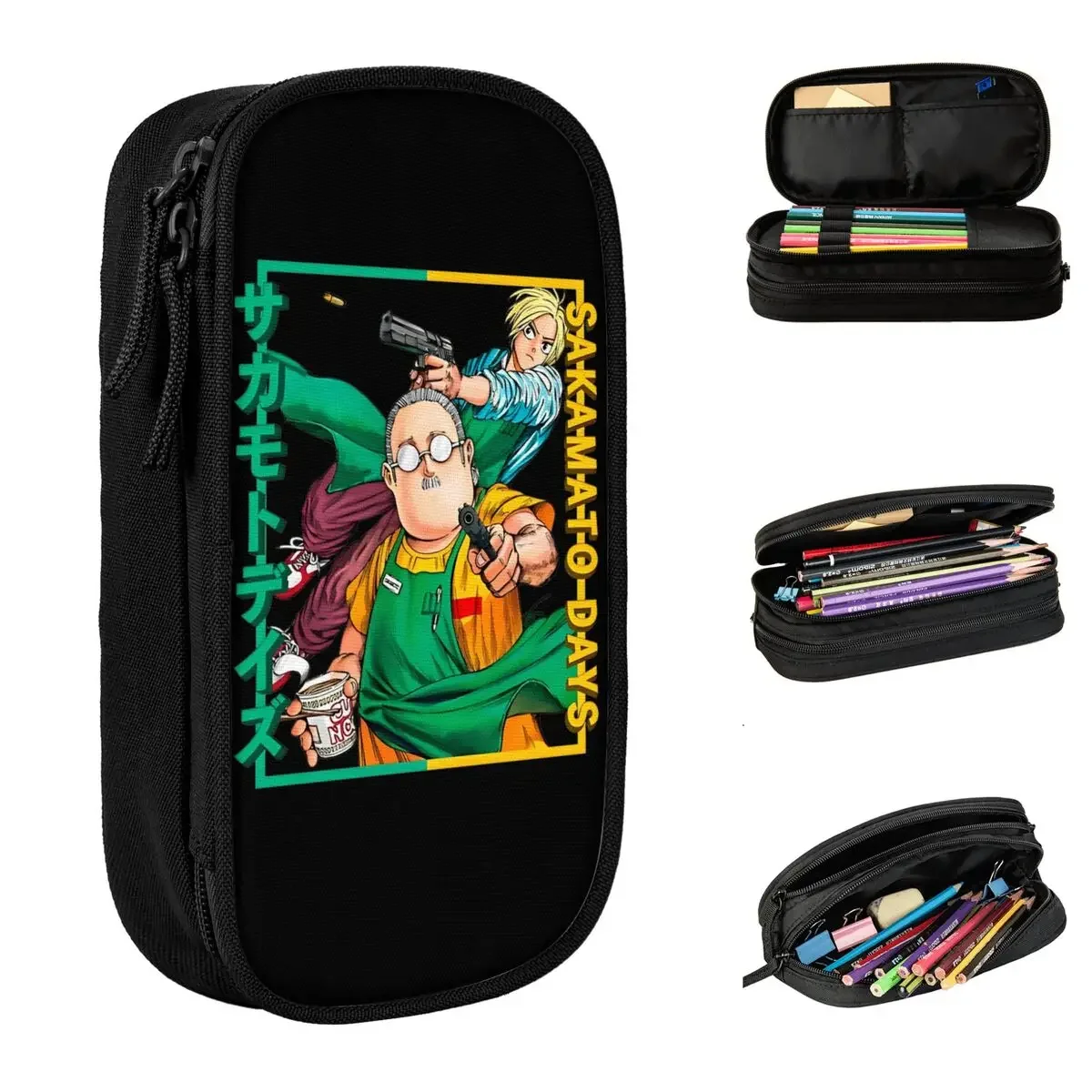 Classic Sakamoto Days Anime Pencil Case Pencilcases Pen Box for Girl Boy Big Capacity Bag Students School Cosmetic Stationery
Classic Sakamoto Days Anime Pencil Case Pencilcases Pen Box for Girl Boy Big Capacity Bag Students School Cosmetic Stationery