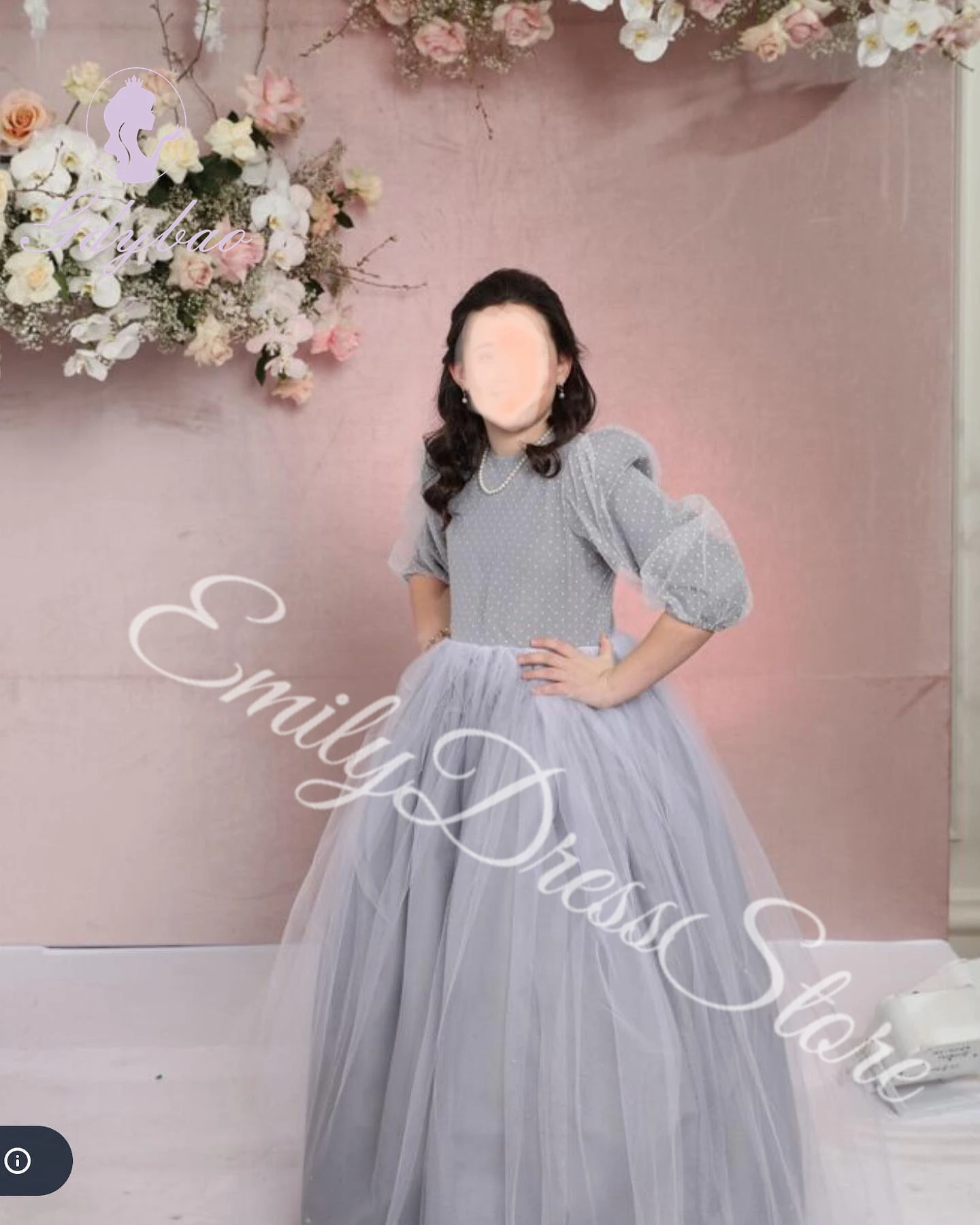 Customized Grey Flower Girl Dress For Wedding Tulle Puffy 3/4 Sleeves Pleated Kids Bridesmaid Birthday First Communion Gown
Customized Grey Flower Girl Dress For Wedding Tulle Puffy 3/4 Sleeves Pleated Kids Bridesmaid Birthday First Communion Gown