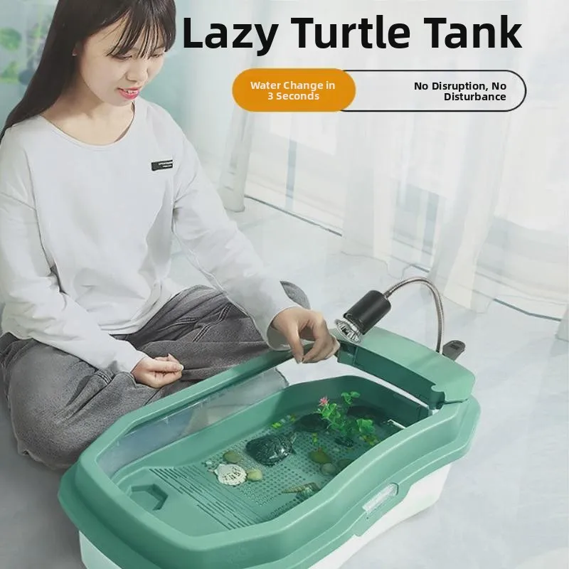 Ecological Turtle Aquarium Plastic Tabletop Tank for Home Use Unheated Low Water Filter Rainforest Style for Land Turtles
Ecological Turtle Aquarium Plastic Tabletop Tank for Home Use Unheated Low Water Filter Rainforest Style for Land Turtles