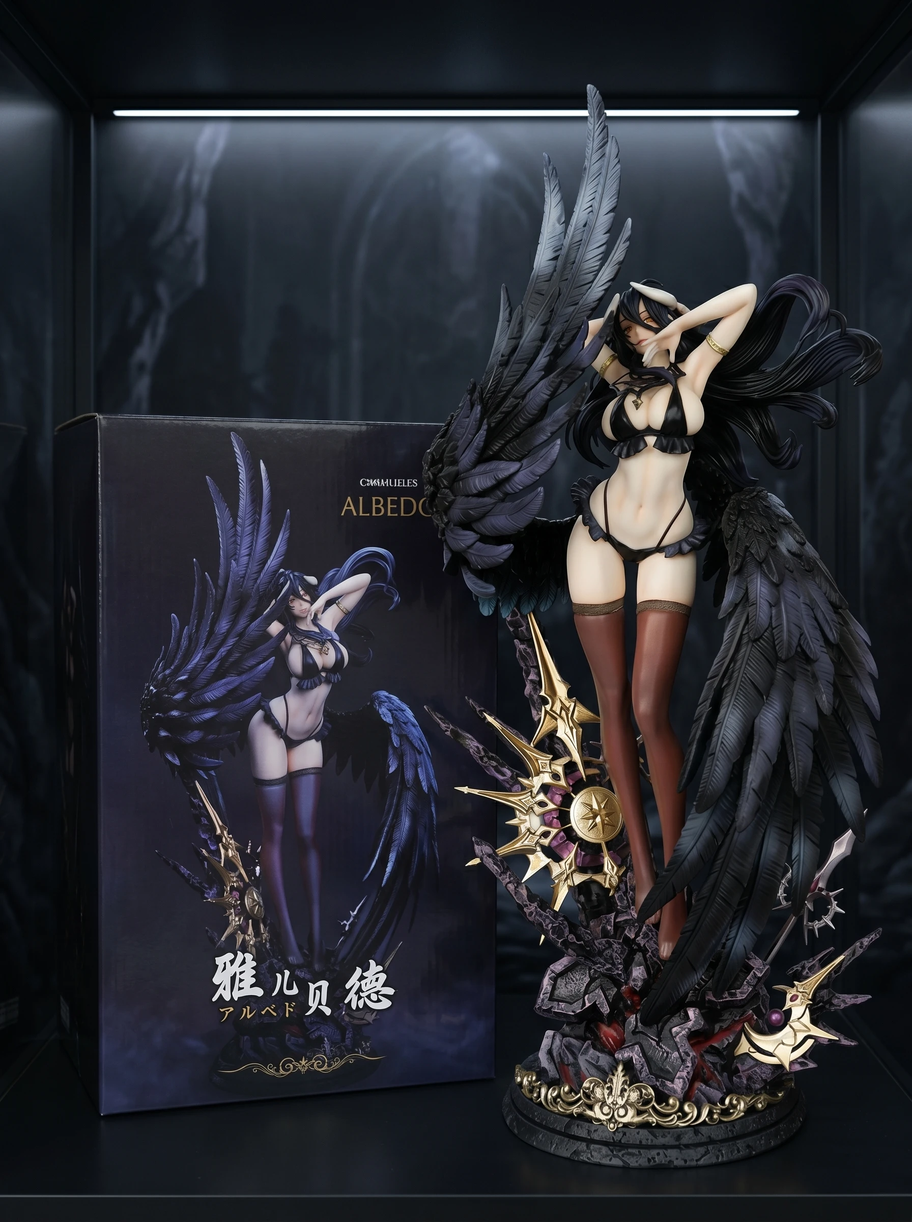 Liang Chen Albedo Figure Black Wing Anime Girl Pvc 58Cm Large Statue Collectible Figurine Desktop Ornament For Anime Collectors
Liang Chen Albedo Figure Black Wing Anime Girl Pvc 58Cm Large Statue Collectible Figurine Desktop Ornament For Anime Collectors