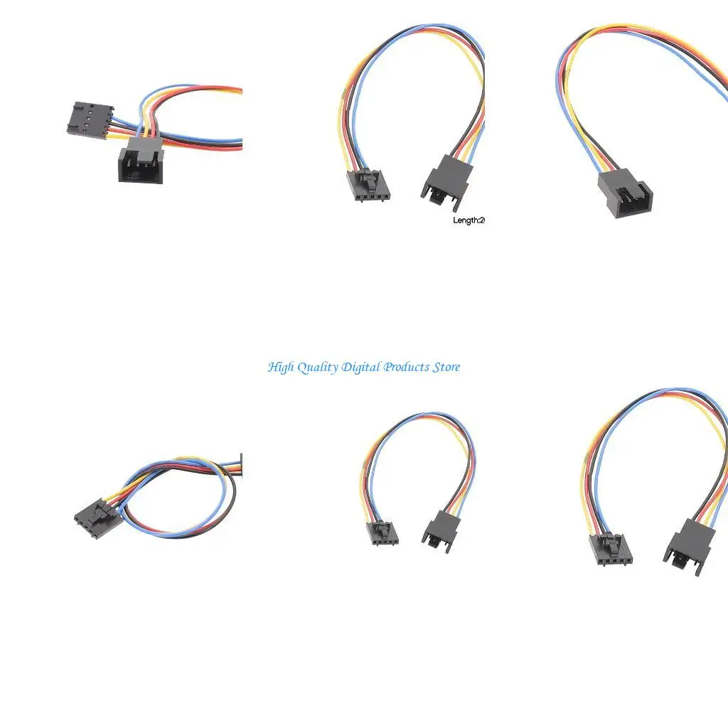 U2JE 5Pin to 4Pin Cooling Fan Connector Adapter Extension Cable Wire for Dell Styles 5Pin Styles PC Laptop Accessories
U2JE 5Pin to 4Pin Cooling Fan Connector Adapter Extension Cable Wire for Dell Styles 5Pin Styles PC Laptop Accessories