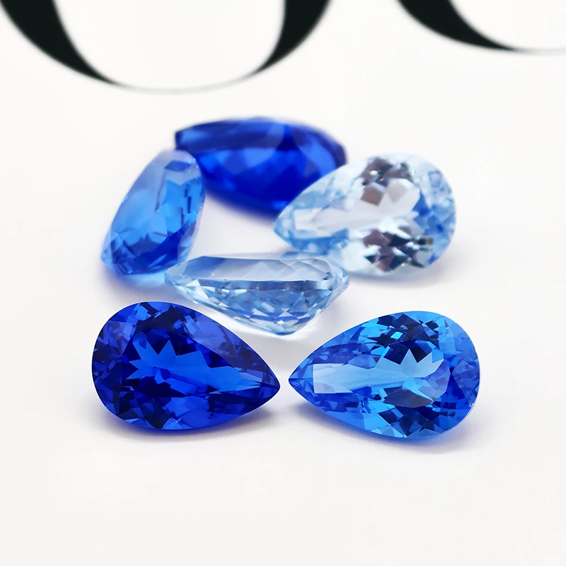 New Blue/Royal Blue/Aquamarine Cobalt Spinel Pear Shape Loose Gemstone Diamond for Jewelry Making
New Blue/Royal Blue/Aquamarine Cobalt Spinel Pear Shape Loose Gemstone Diamond for Jewelry Making