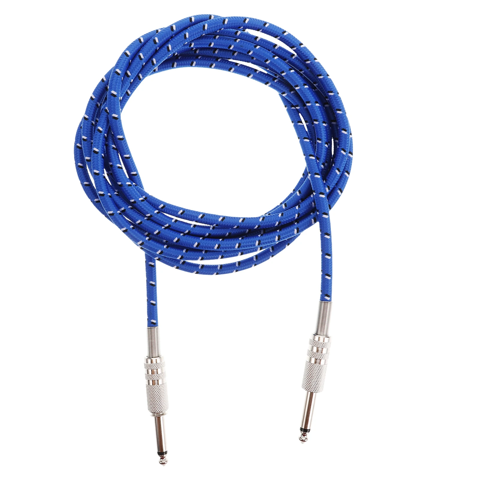 Premium Electric Guitar Audio Cable 1/4 Inch Stereo Patch Cord For Bass Keyboard Mixer Amplifier Speaker Blue Fiber Shielding
Premium Electric Guitar Audio Cable 1/4 Inch Stereo Patch Cord For Bass Keyboard Mixer Amplifier Speaker Blue Fiber Shielding