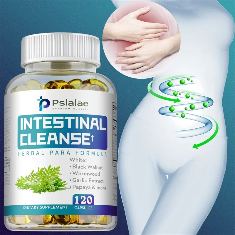 Intestinal Cleanse Capsules - Rich in Wormwood, Black Walnut, Cleanses Intestines, Detox, for Gut & Digestive Health
Intestinal Cleanse Capsules - Rich in Wormwood, Black Walnut, Cleanses Intestines, Detox, for Gut & Digestive Health