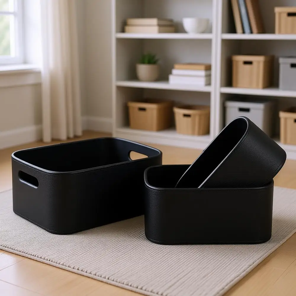 Storage Baskets with Velvet Lining for Organizing, Storage, Gifts, Set of 3 Nesting Shelf Baskets Decorative Storage Boxes for H
Storage Baskets with Velvet Lining for Organizing, Storage, Gifts, Set of 3 Nesting Shelf Baskets Decorative Storage Boxes for H