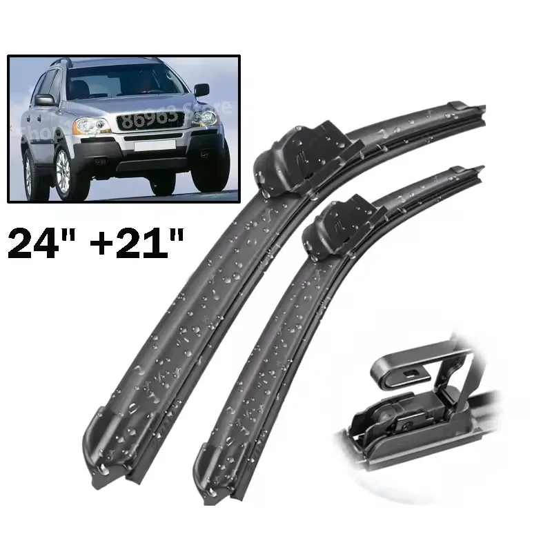 Wiper Front Wiper Blades For Volvo XC90 MK1 2002 - 2004 Windshield Windscreen Clean Window Car Rain Brushes 24"+21"
Wiper Front Wiper Blades For Volvo XC90 MK1 2002 - 2004 Windshield Windscreen Clean Window Car Rain Brushes 24"+21"
