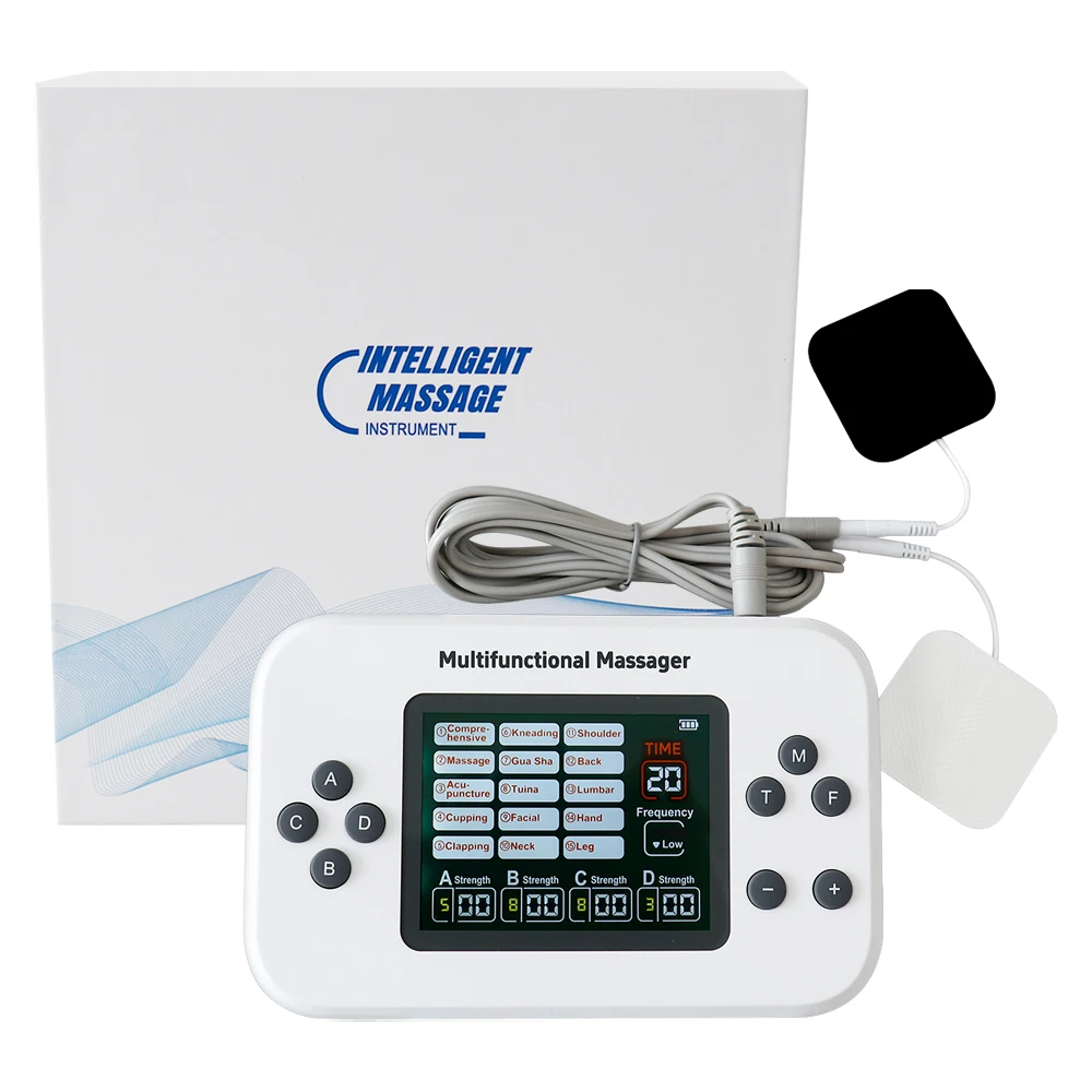 4-Channel Output Pulse Massager Electrostimulation Device EMS Muscle Stimulator TENS Unit Machine Physiotherapy Body Massager
4-Channel Output Pulse Massager Electrostimulation Device EMS Muscle Stimulator TENS Unit Machine Physiotherapy Body Massager