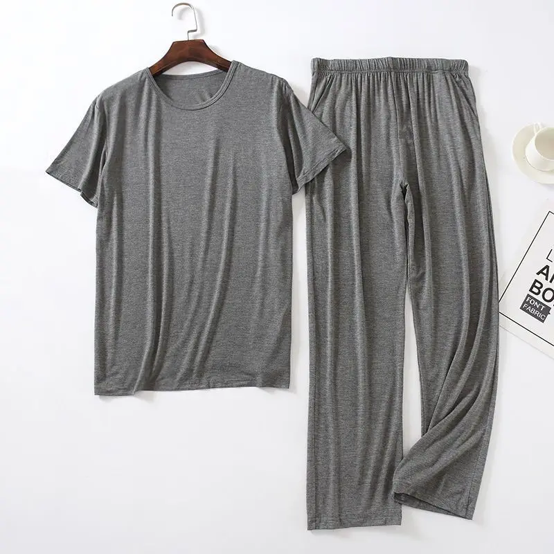 Korean Classic Style Man Pajamas Set Short Sleeve Loungewear Cotton Sleepwear for Boy Leisure Mens Pijamas Fashion 2 Pcs Set T47
Korean Classic Style Man Pajamas Set Short Sleeve Loungewear Cotton Sleepwear for Boy Leisure Mens Pijamas Fashion 2 Pcs Set T47