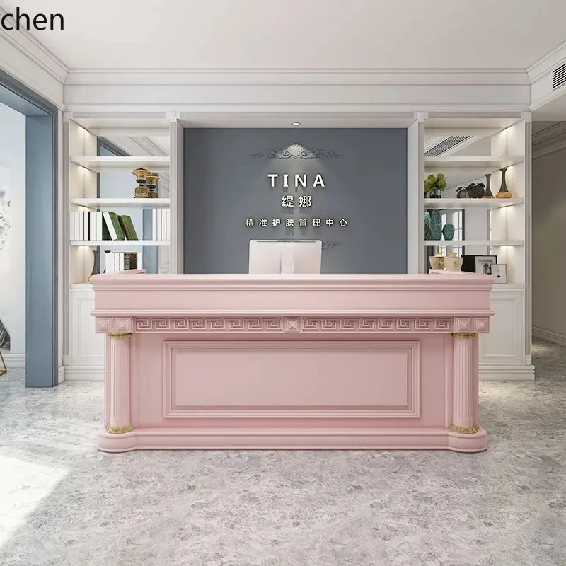 PYH European Style Modern Beauty Salon Front High-End Bar Reception Desk Clothing Store Cashier Counter
PYH European Style Modern Beauty Salon Front High-End Bar Reception Desk Clothing Store Cashier Counter