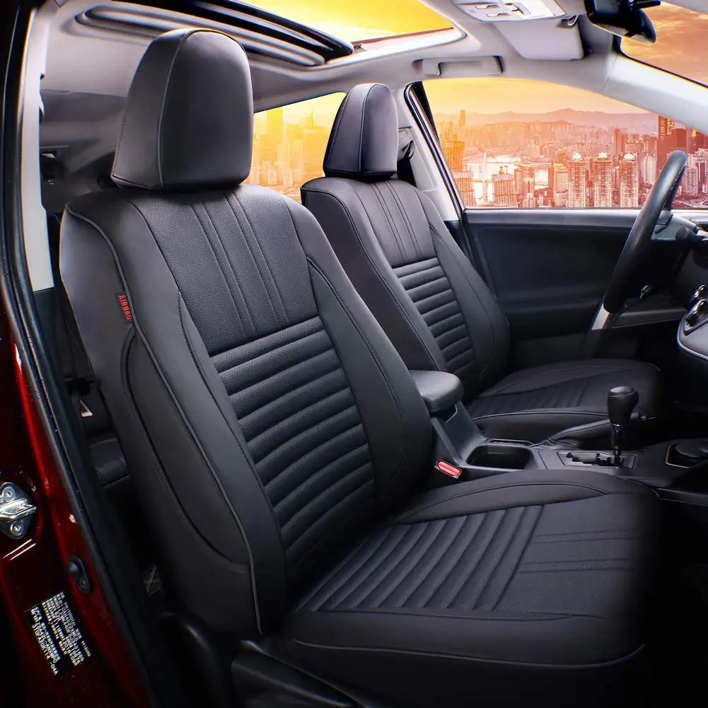 Чехлы на сиденья из черной кожи, изготовленные на заказ, для Toyota RAV4 Hybrid 2013-2018
Чехлы на сиденья из черной кожи, изготовленные на заказ, для Toyota RAV4 Hybrid 2013-2018