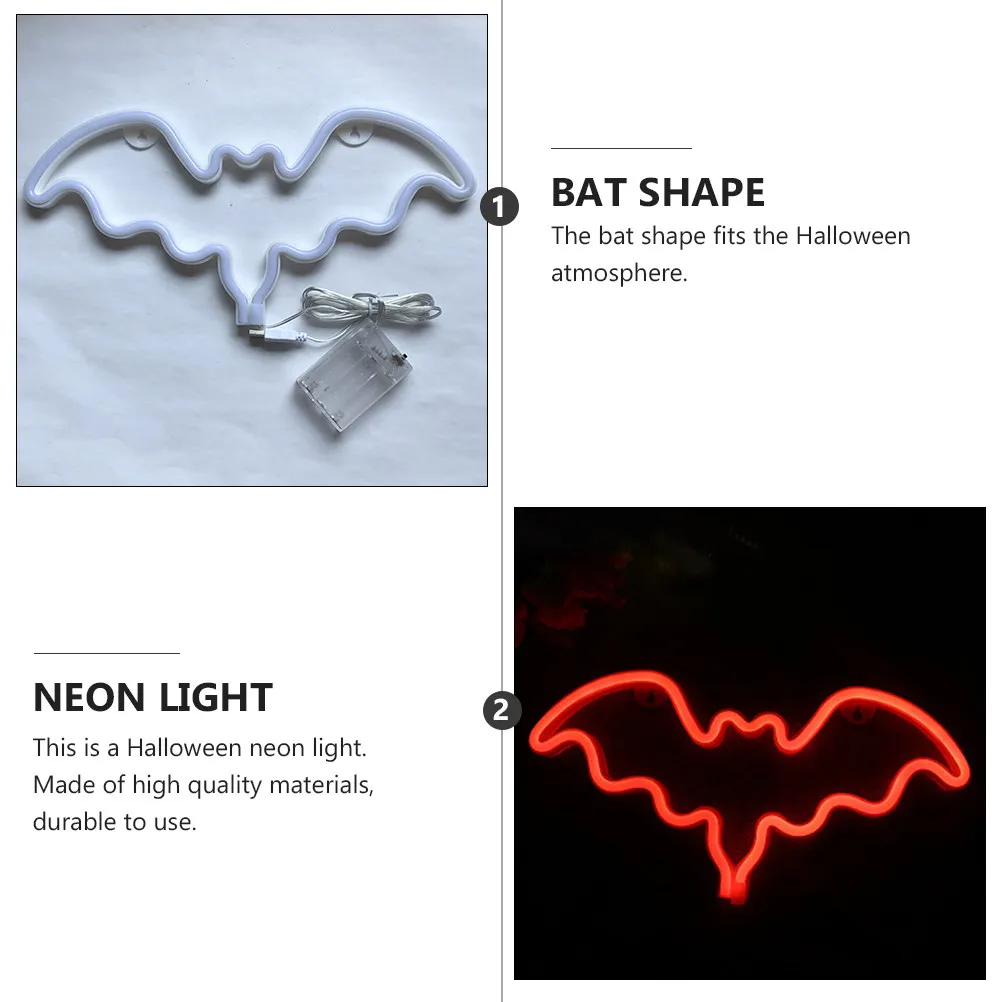 1Pcs Halloween LED Bat Light Neon Decorative Light USB Powered Cool Bat Shape Electricity Saving Party Lighting
1Pcs Halloween LED Bat Light Neon Decorative Light USB Powered Cool Bat Shape Electricity Saving Party Lighting