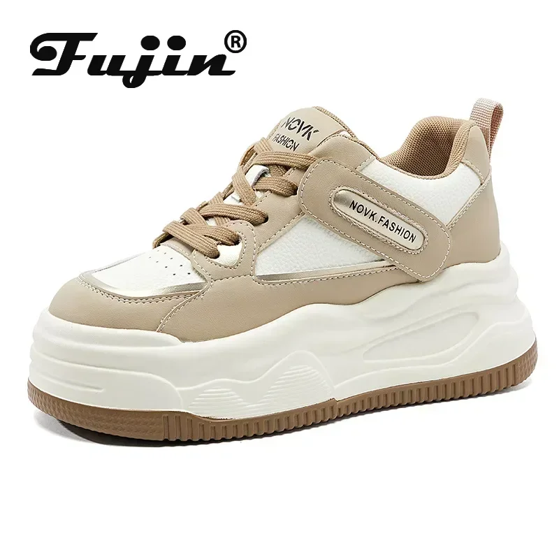 Fujin 8.5cm microfiber Leather Women Fashion Hidden Heels Chunky Sneakers Autumn Thick Soled Spring Platform Wedge Shoes
Fujin 8.5cm microfiber Leather Women Fashion Hidden Heels Chunky Sneakers Autumn Thick Soled Spring Platform Wedge Shoes