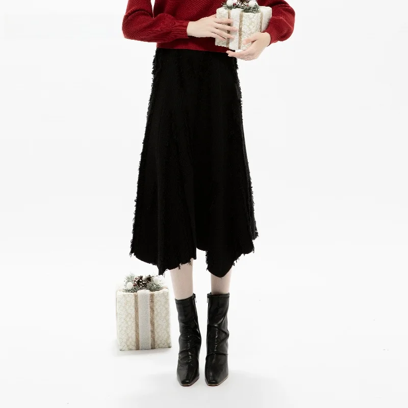 Spring New Arrival Dailanzhi Knitted Asymmetrical Midi Skirt A-Line f-length Women's Faion High Waist Pure Color
Spring New Arrival Dailanzhi Knitted Asymmetrical Midi Skirt A-Line f-length Women's Faion High Waist Pure Color