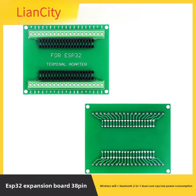 ESP32 Expansion board 38Pin Development Board WirelessWiFi+Bluetooth2Combination1Dual CoreCPULow Power Consumption
ESP32 Expansion board 38Pin Development Board WirelessWiFi+Bluetooth2Combination1Dual CoreCPULow Power Consumption