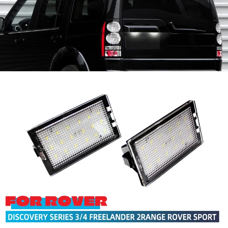 2 шт. светодиодная лампа номерного знака для Land Rover Discovery Series 3 4 Freelander 2 LR2 Range Rover Sport, автомобильная лампа номерного знака
2 шт. светодиодная лампа номерного знака для Land Rover Discovery Series 3 4 Freelander 2 LR2 Range Rover Sport, автомобильная лампа номерного знака